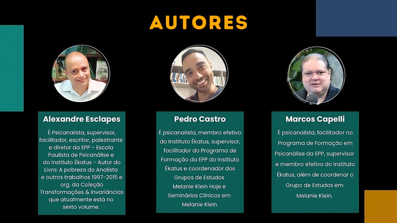 AUTORES%20EAD P&oacute;s Gradua&ccedil;&atilde;o em Psican&aacute;lise do contempor&acirc;neo: das Origens &agrave; Contemporaneidade - EAD